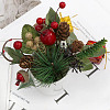 Artificial Red Berry & Pine Cone Branches HULI-PW0002-026-2