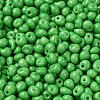 6/0 Opaque Baking Paint Glass Seed Beads SEED-M012-02A-06-3