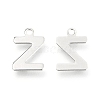 Non-Tarnish 201 Stainless Steel Charms X-STAS-C021-06P-Z-2