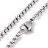 Zinc Alloy with Enamel Dice Pendant Necklaces NJEW-C034-04P-02-5
