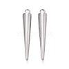 304 Stainless Steel Pendants STAS-T075-22A-P-1