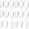 Unicraftale 18Pcs 3 Style 304 Stainless Steel Hoop Earrings Findings Kidney Ear Wires STAS-UN0038-20-1