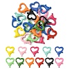 20Pcs Spray Painted Alloy Lobster Claw Clasps FIND-YW0001-73-1