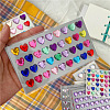 Plastic Rhinestone Self-Adhesive Stickers WG27965-08-1