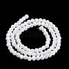 Electroplate Opaque Glass Beads Strands EGLA-A035-P4mm-A01-2