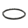 Synthetic Non-Magnetic Hematite Beaded Bracelets BJEW-E084-02A-1