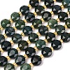 Natural Moss Agate Beads Strands G-C116-A15-02-5