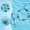 BENECREAT 18Pcs Natural Abalone Shell/Paua Shell Beads SSHEL-BC0001-27-4