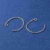 Rhodium Plated 925 Sterling Silver Earring Hooks STER-NH0001-42P-2