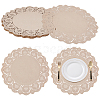 100Pcs Paper Wedding Party Table Mat AJEW-WH0696-674-1