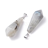 Natural Labradorite Pointed Pendants G-I314-02P-02-3