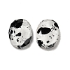 Spot Pattern Resin Cabochons MRMJ-G015-04-2