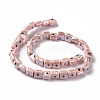 Handmade Porcelain Ceramic Beads Strands LAMP-B021-06G-3