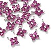 SHEGRACE Brass Cubic Zirconia Charms XGRQ4H469-680P-C-1
