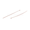 Brass Ball Head Pins X-KK-WH0058-02D-RG-2