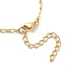 Brass Pendant Necklaces NJEW-S385-05A-G-4