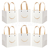 Funny Craft Paper Handbags CARB-WH0018-02B-1