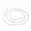 Electroplate Glass Beads Strands EGLA-F149-FR-06-4