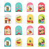 18Pcs 9 Style Summer Theme Opaque Acrylic Pendants SACR-CJ0001-16-1