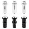 Unicraftale 6 Sets 2 Style Universal Stainless Steel Toilet Seat Bolts Screws Set FIND-UN0001-99-1