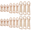 18Pcs 3 Styles Alloy Zipper Pull Tabs FIND-CY0001-83LG-1