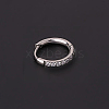 316 Stainless Steel Micro Pave Clear Cubic Zirconia Hoop Cartilage Earrings WG9FB89-06-1