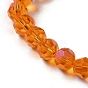 Electroplate Transparent Glass Beads Strands EGLA-A035-T8mm-L05-3