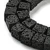 Natural Lava Rock Beads Strands G-C084-E08-03-4