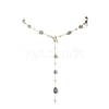Handmade Natural Labradorite Beaded Chains Earring & Necklaces Sets SJEW-JS01342-03-3