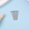 Brass Flat Head Pins KK-YW0004-02A-P-1