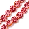 Handmade Lampwork Beads Strands LK-R004-49F-1