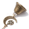 Iron Bell Pendant Decoration HJEW-JM02237-4