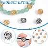  48Pcs 6 Style Alloy European Beads PALLOY-NB0003-93-5