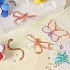 DIY Butterfly Pendant Keychain Making Kits DIY-TA0004-50-14