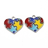 Alloy Enamel Pendants ENAM-J650-01P-01-3