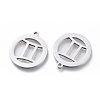 Non-Tarnish 304 Stainless Steel Pendants STAS-L249-002H-2