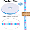 1 Roll Polyester Grosgrain Ribbon SRIB-CY0001-28B-2