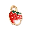 Alloy Enamel Pendants ENAM-E064-25KCG-07-1