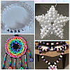 500Pcs UV Plating Acrylic Beads OACR-SP0001-85B-6