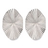 304 Stainless Steel Stud Earring Findings STAS-P357-01B-P-2