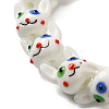 Handmade Lampwork Beads Strands LAMP-Z010-01-4