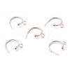 304 Stainless Steel Half Hoop Earrings STAS-Z028-B01-RG-2