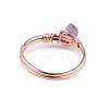 Natural Amethyst Chips Finger Ring RJEW-L082-03RG-05-4