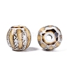 Vintage Porcelain Corrugated Beads PORC-N013-11R-2