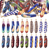  20Pcs 10 Colors Rack Plating Alloy Pendants FIND-TA0002-63-10