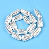 Transparent Spray Painted Glass Beads Strands GLAA-N001-41-3