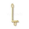 Rack Plating Brass Connector Charms KK-P245-07G-L-1