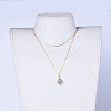 Electroplate Spiral Shell Pendants Necklaces and Dangle Earrings Jewelry Sets SJEW-JS01016-8