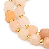 Natural Pink Aventurine Beads  Strand G-I376-D45-01-3