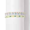 4Pcs 4 Color Glass Seed Beaded Stretch Bracelets Set for Women BJEW-JB08657-2